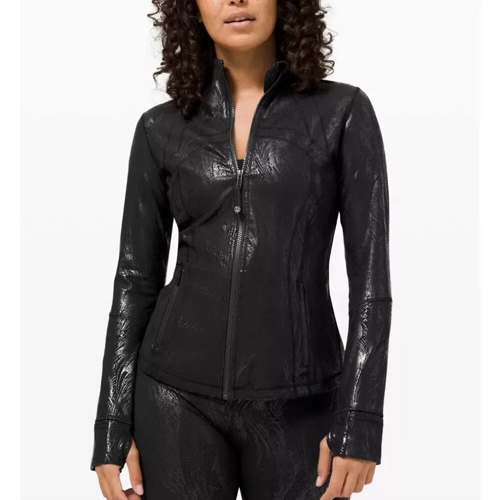 Lululemon Shine Define Jacket | Black Shine in 6